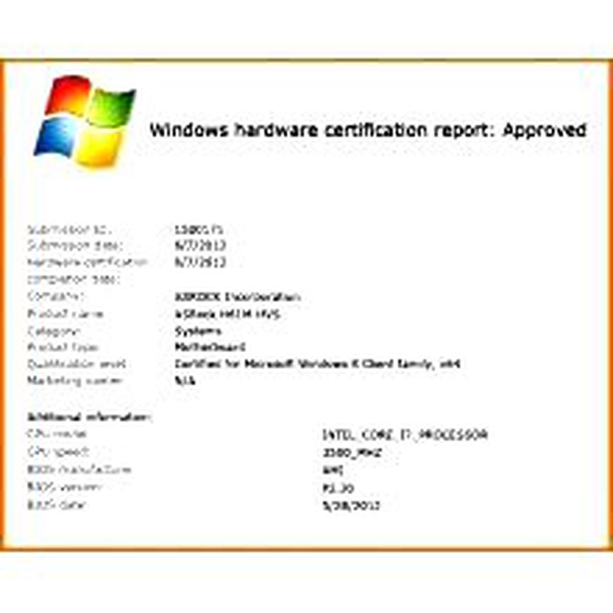 Win 8 sertifikalı ilk kart...