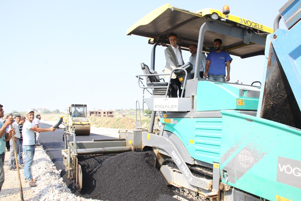 Yeni İnegöl Yolu Asfaltlanıyor