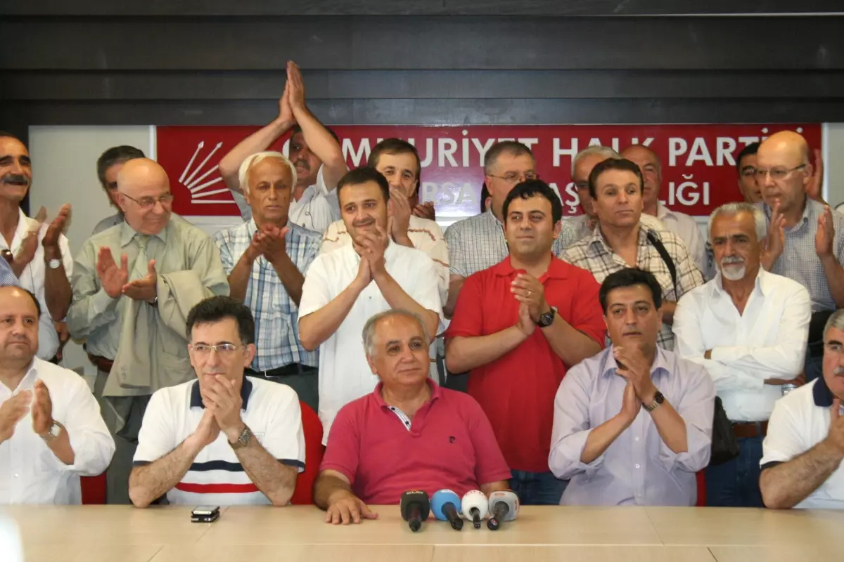 CHP Bursa İl Kongresine Bir Gün Kala Yahya Şimşek Adaylıktan Çekildi