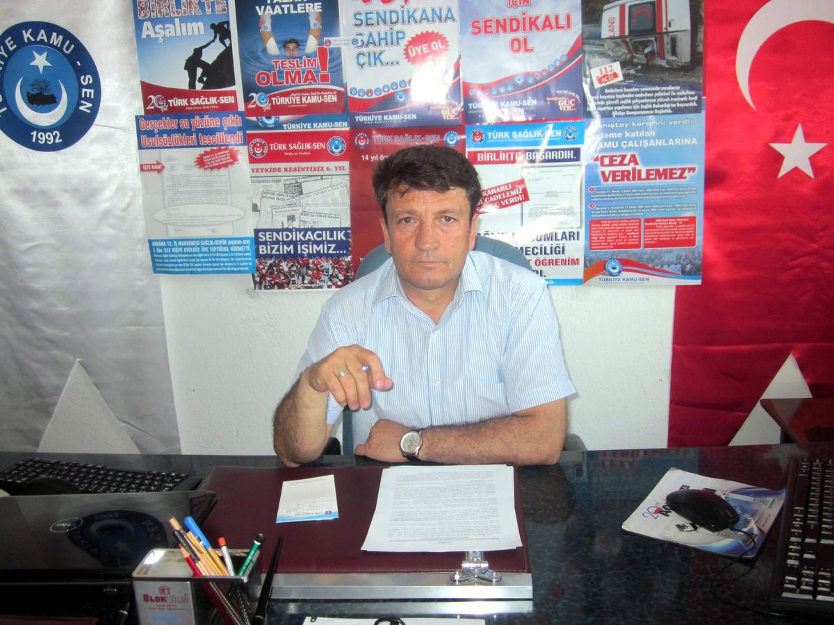 Türk Sağlık-Sen Şube Başkanı Turgay Çetin Açıklaması