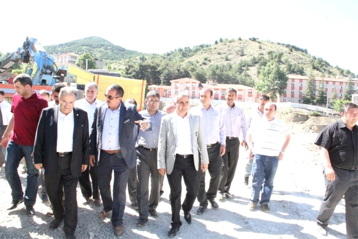 AK Parti Çorum Milletvekili Uslu İskilip Devlet Hastanesi İnşaatını İnceledi