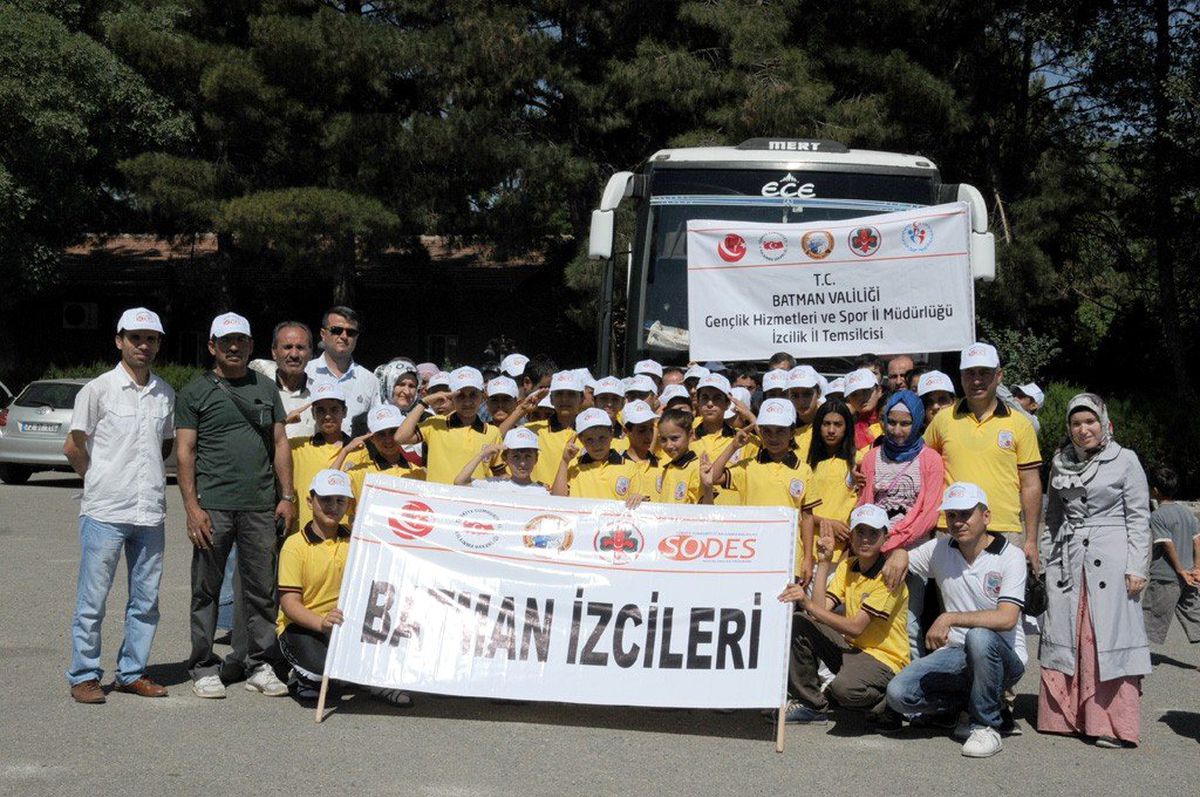 Batmanlı İzciler Çanakkale\'ye Uğurlandı
