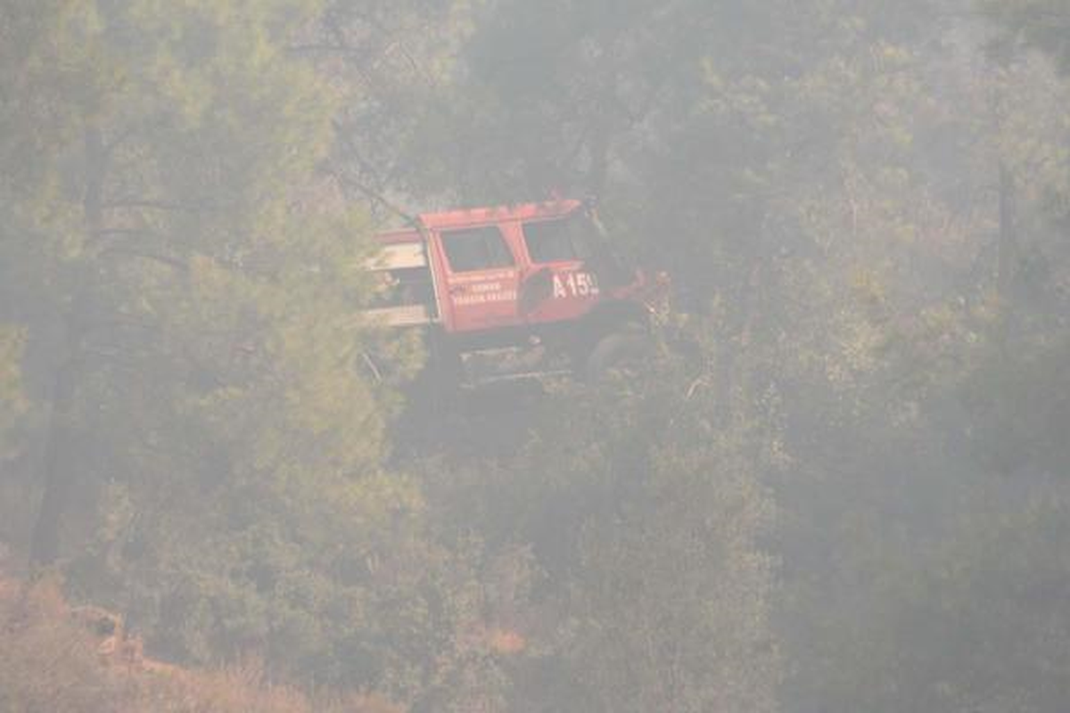 Göcek\'teki Orman Yangını Korkuttu