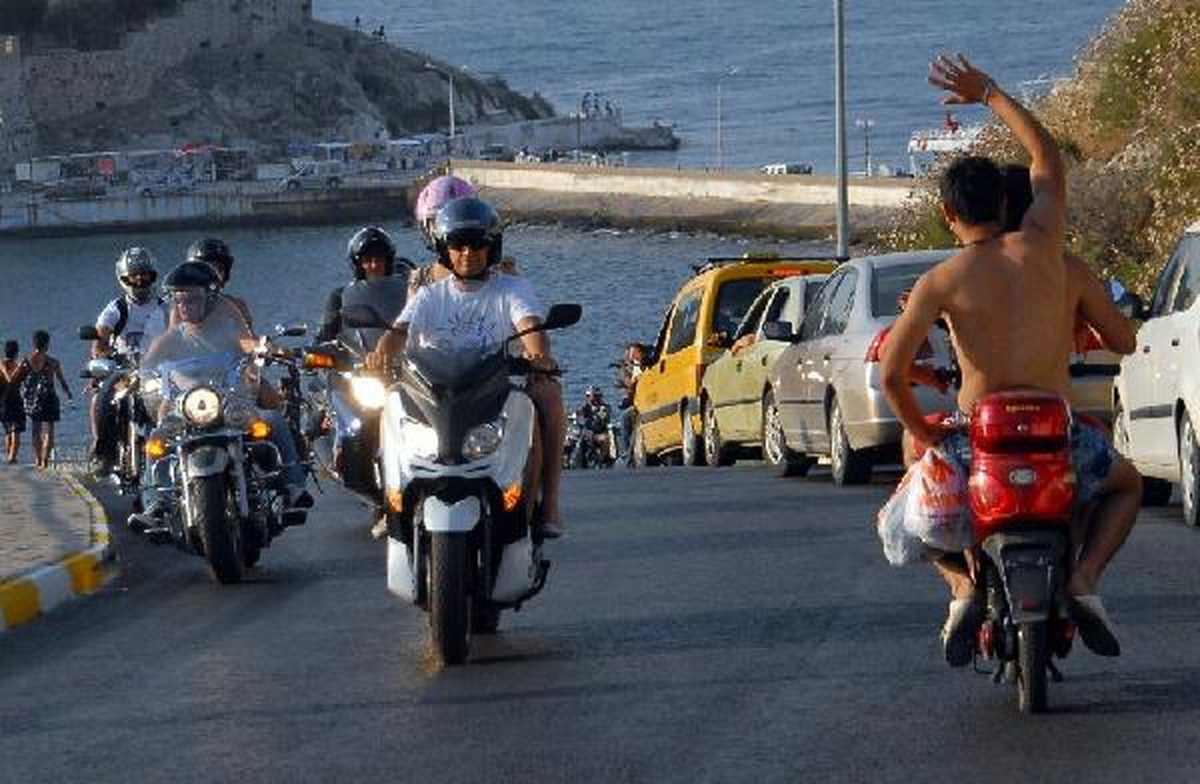 Kuşadası\'nda Motosiklet Festivali