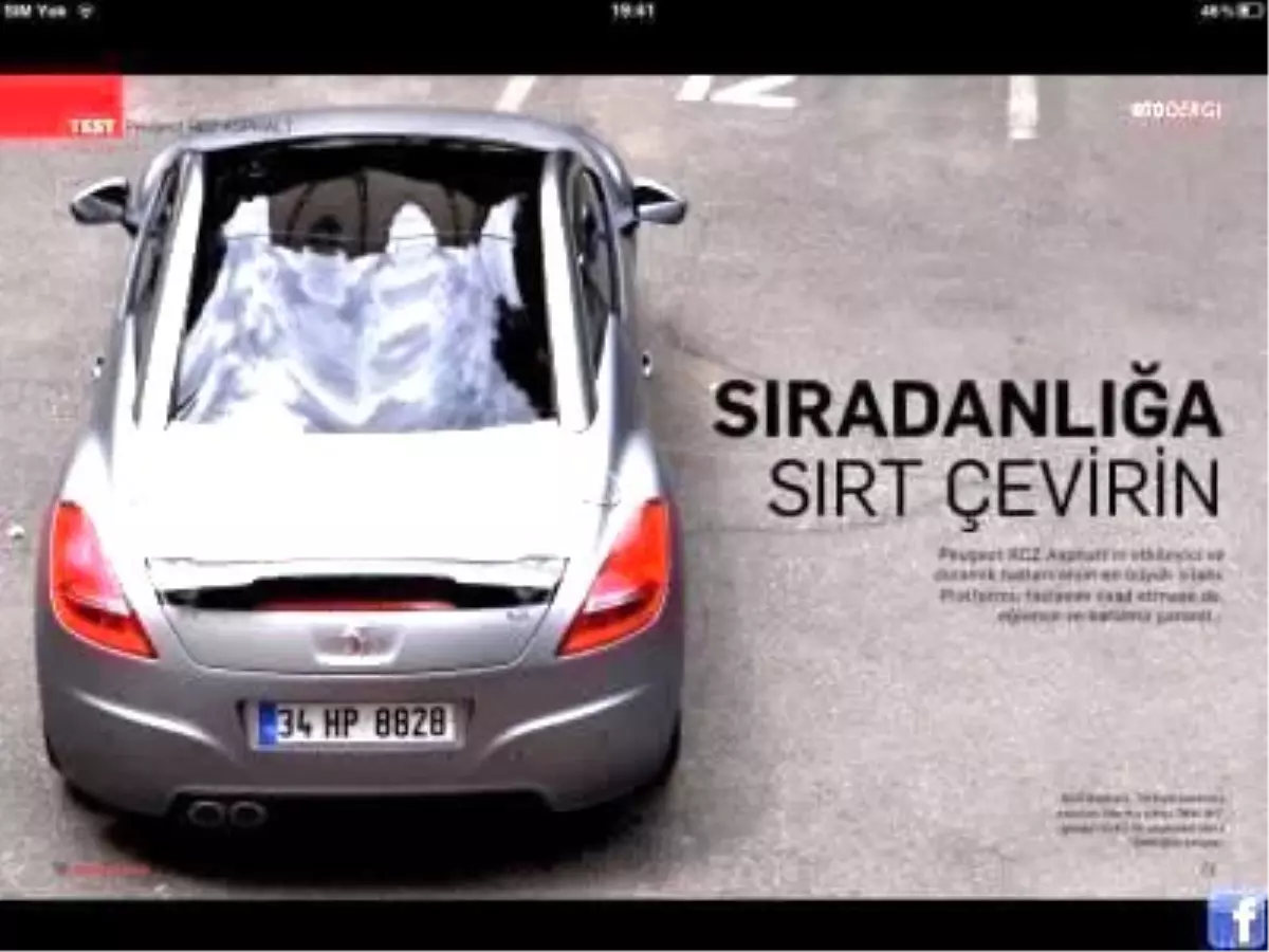 Otodergi\'den Süper Test: Peugeot Rcz Asphalt