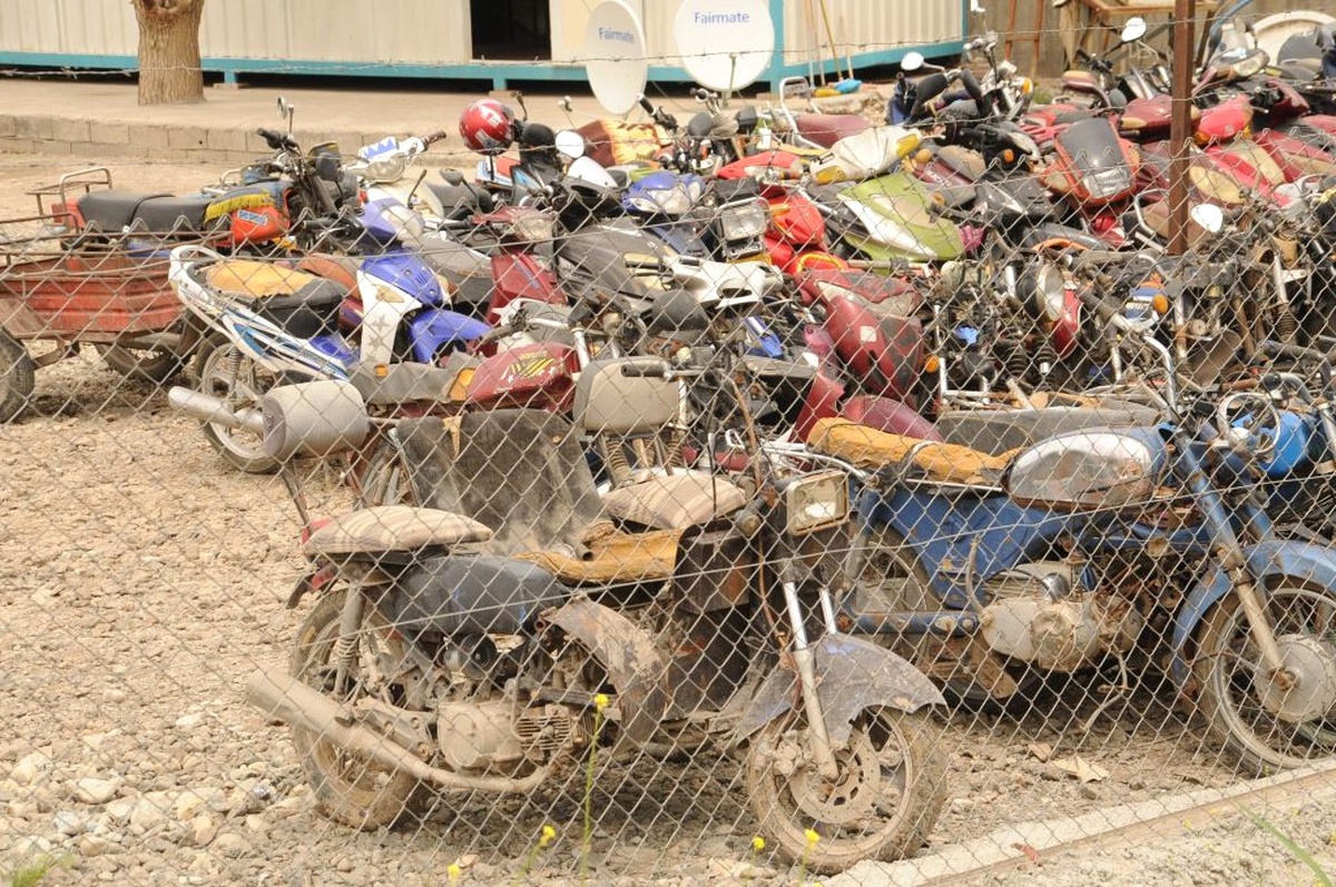 Cizre Polisinin Motosiklet Mesaisi