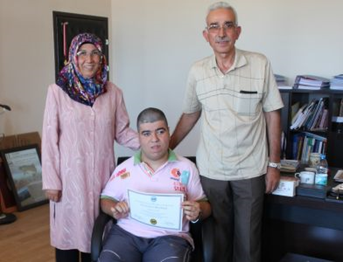 Engelli KMÜ Öğrencisinin Azmi
