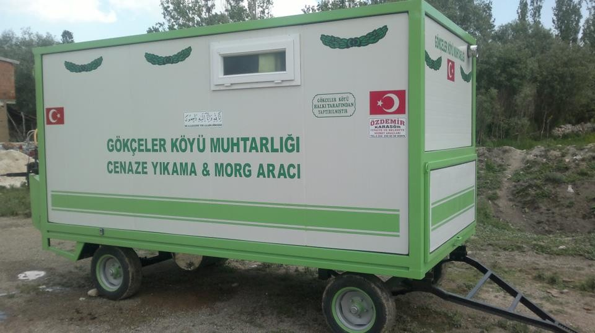 Gökçeler Köyü\'ne Morglu Cenaze Yıkama Aracı