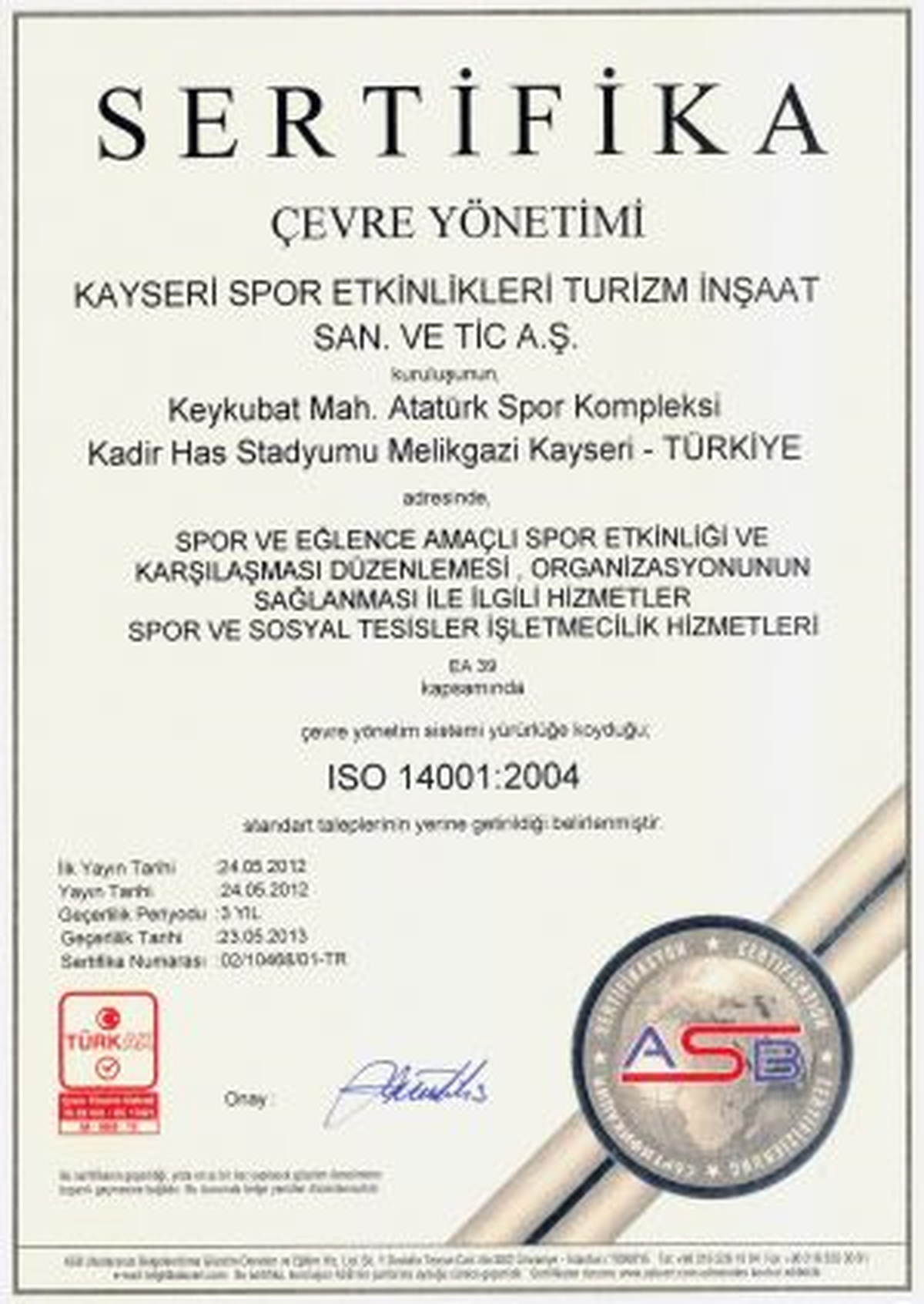 Kalitesi Tescillendi
