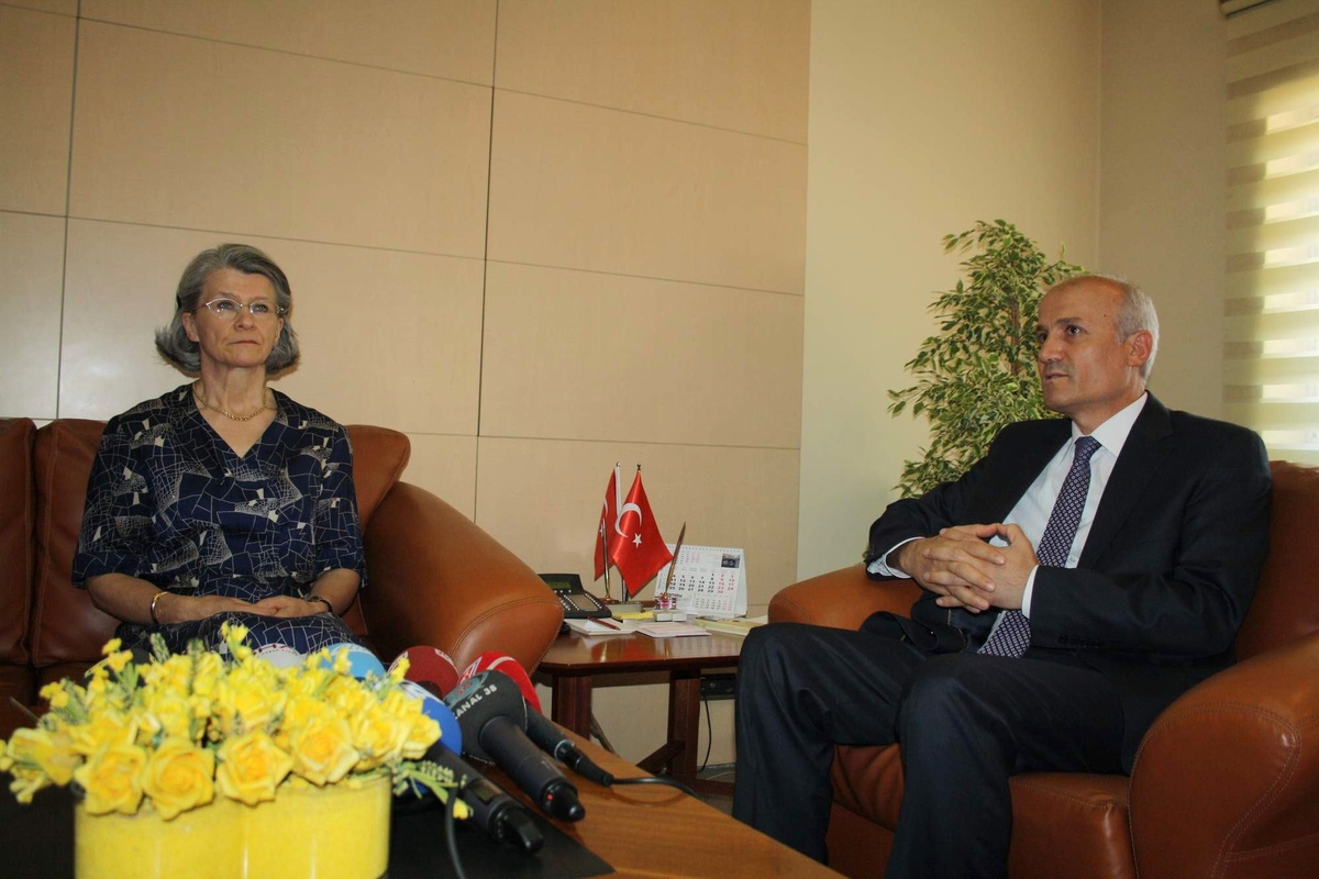 Finlandiya Ankara Büyükelçisi Bilici\'yi Ziyaret Etti