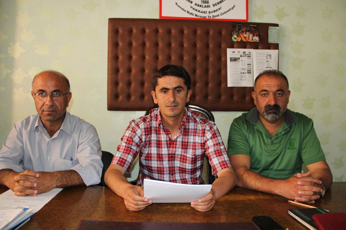 İHD Hakkari Şubesi\'nden Basın Açıklaması