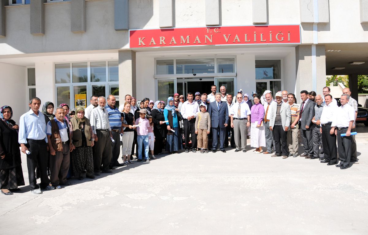 Karaman\'da 64 Dar Gelirli Aileye Konut