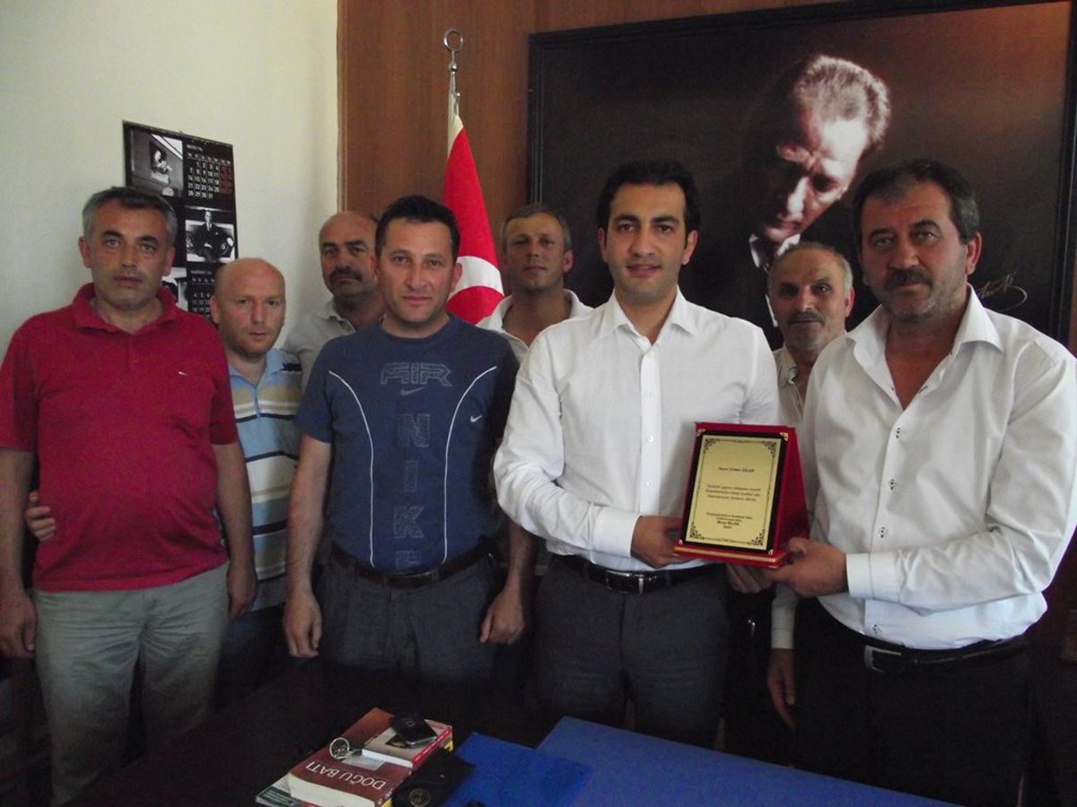 Karapürçek Emniyet Amirine Veda Ziyareti