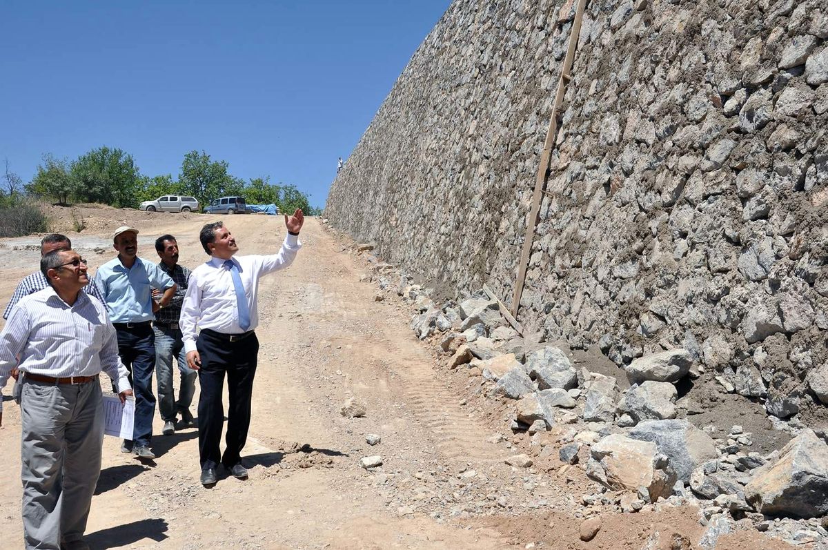 Malatya Belediye Başkanı Ahmet Çakır, Kuzey Kuşak Yolu\'nda İnceleme Yaptı