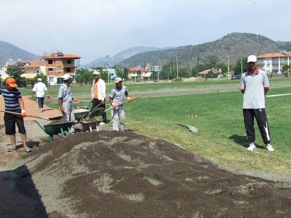 Ortaca Ahmet Ateş Stadyumu Bakıma Alındı