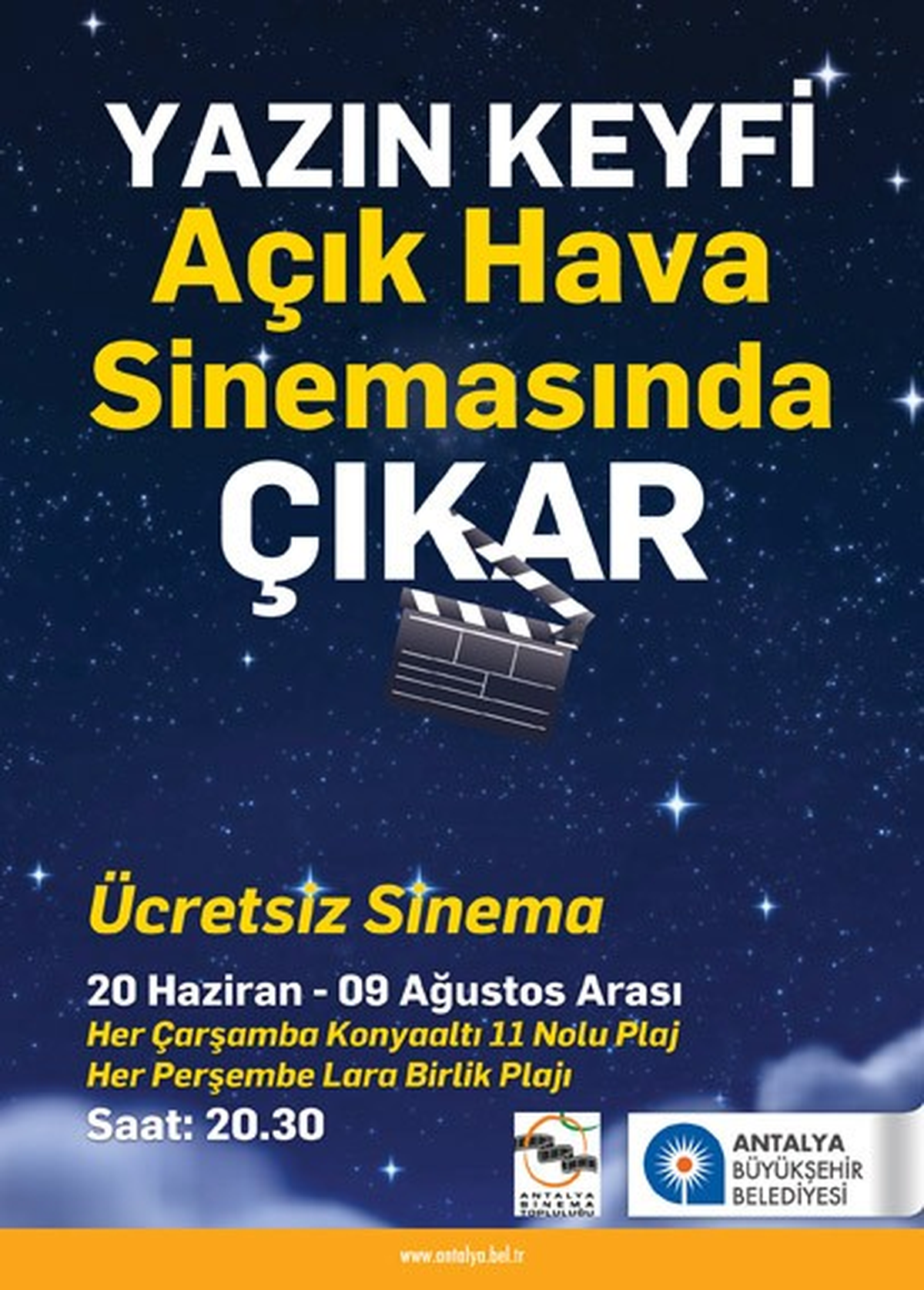 Yazlık Sınema Keyfı Başlıyor