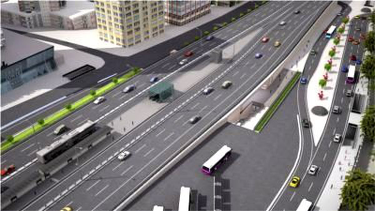 Yoldan Çıkan Metrobüs E-5\'e Girdi (1)