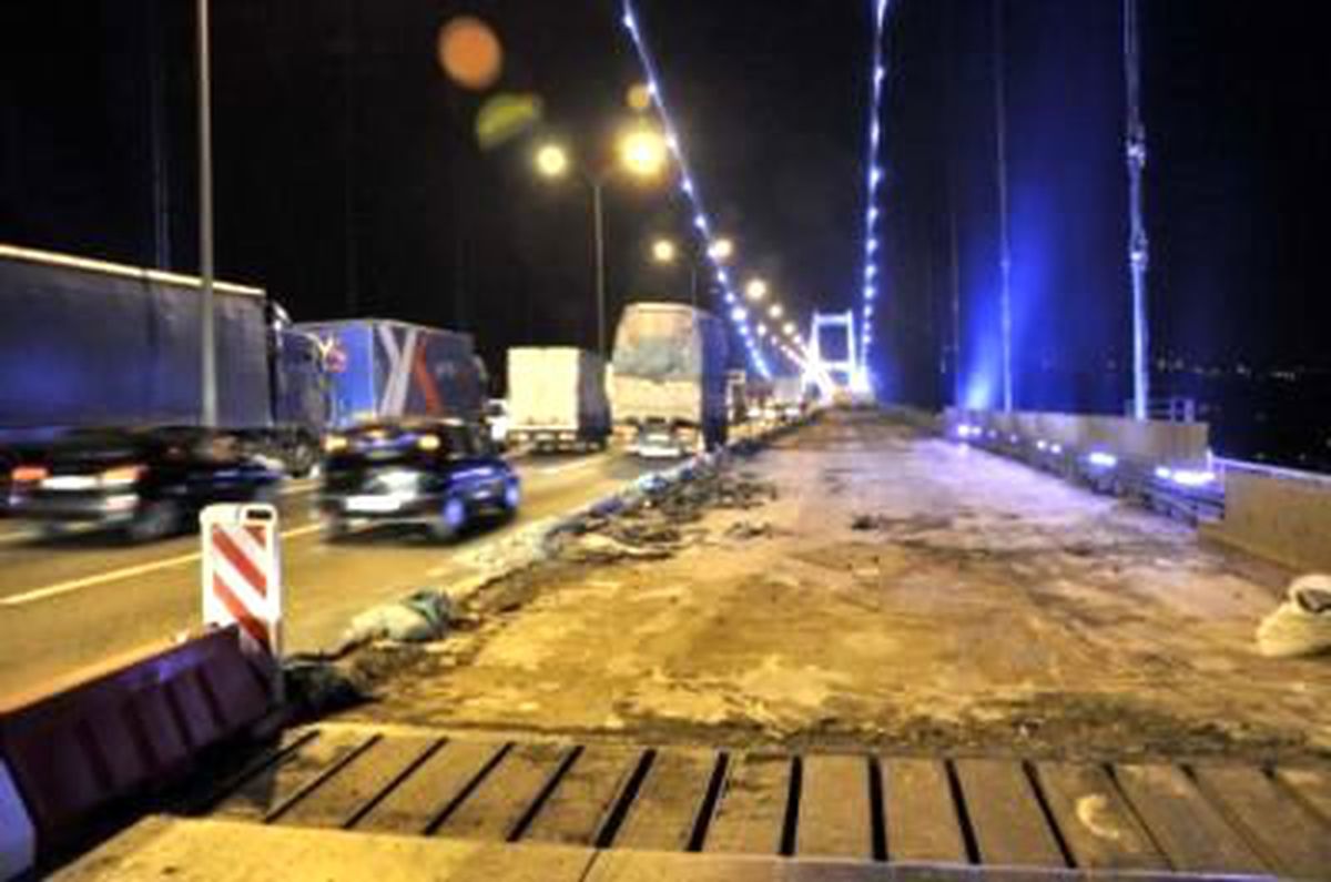 Fsm ve Haliç Köprülerindeki Gece Çalışmaları Hızlandırıldı