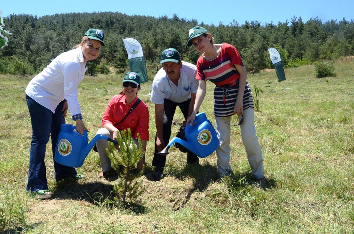 Gazeteciler Yeşil Bursa İçin Fidan Dikti
