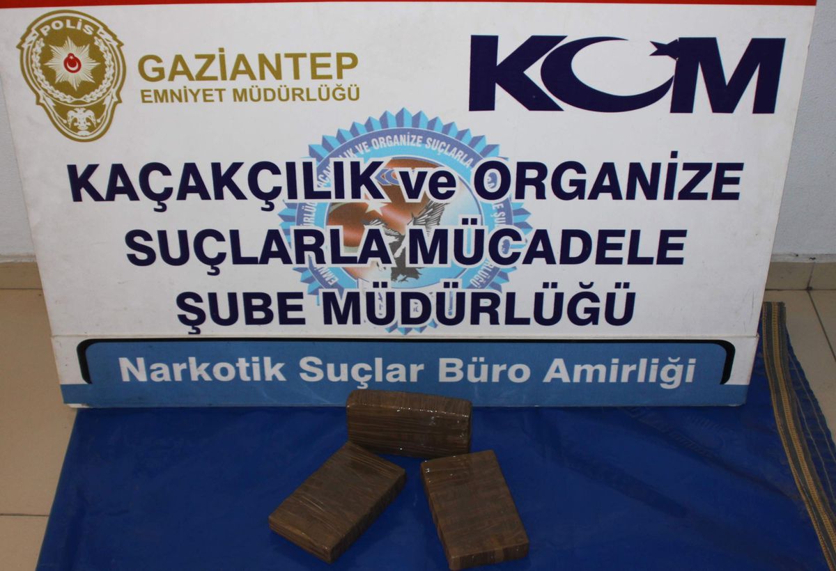 Gaziantep\'te 3 Kilogram Kokain Ele Geçirildi
