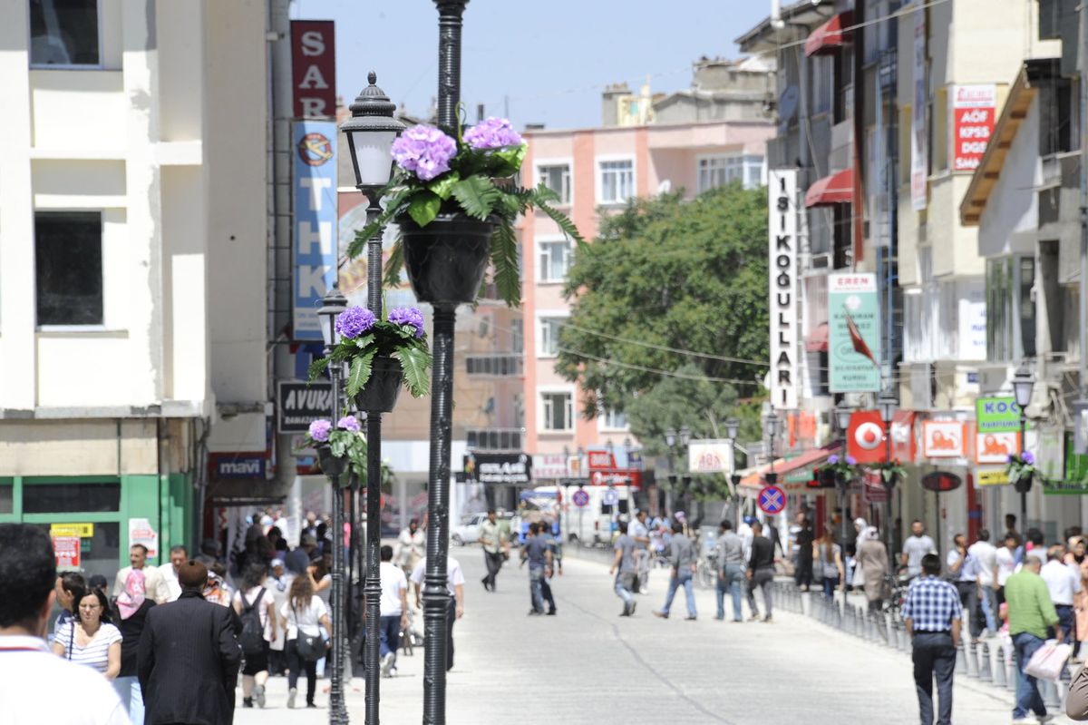 İsmetpaşa\'da Aydınlatma Direkleri Çiçek Açtı