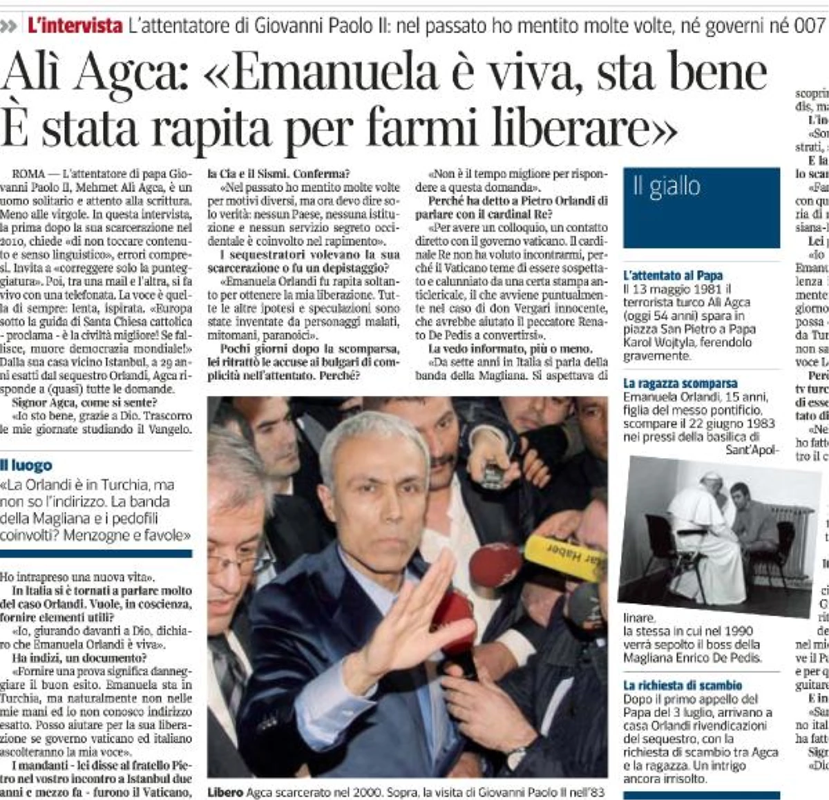 Ağca İtalyan Gazeteciyi Çıldırttı