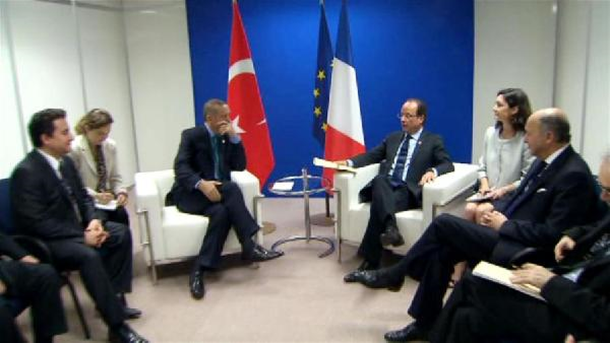 Başbakan Erdoğan ile Hollande Ile Görüştü