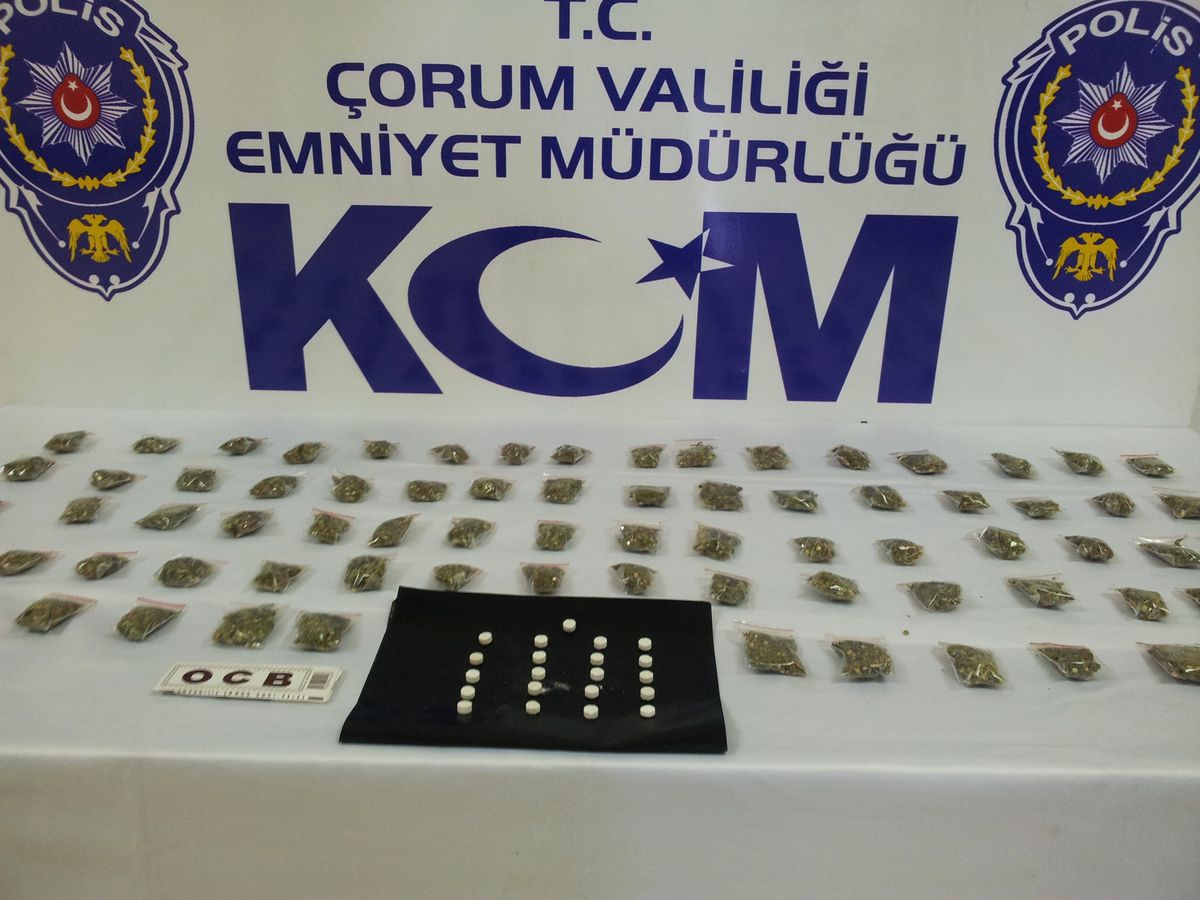 Çorum\'da Uyuşturucu Operasyonu
