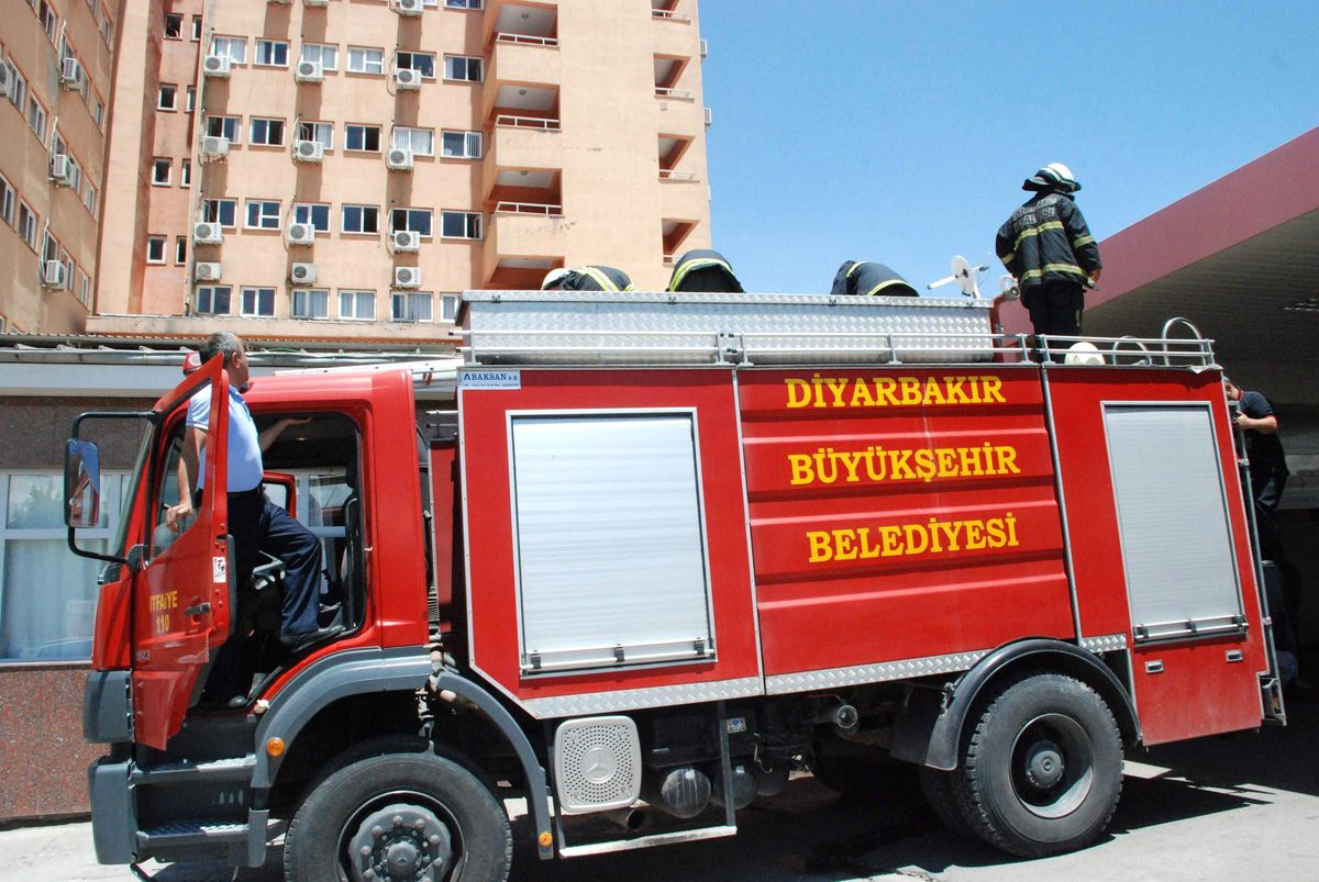 Hastane Acil Servisinde Yangın
