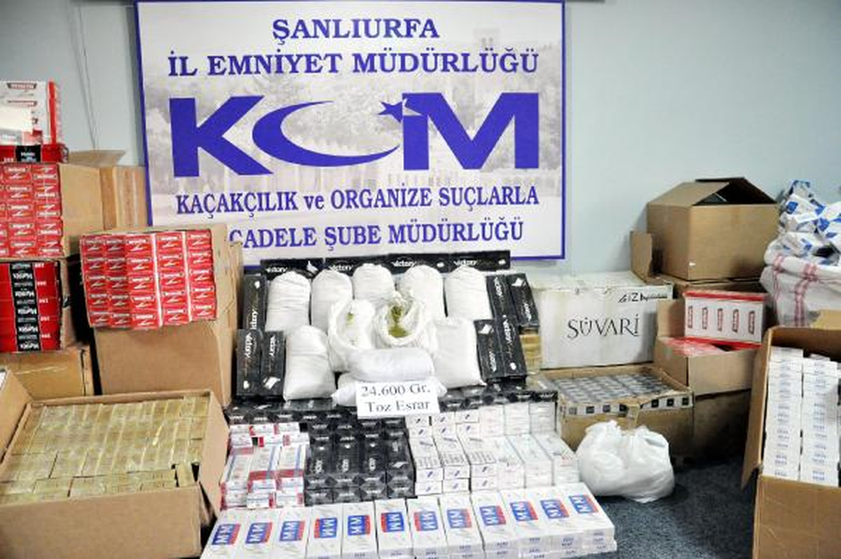 Şanlıurfa\'da Kaçakçılık Operasyonları; 4 Gözaltı