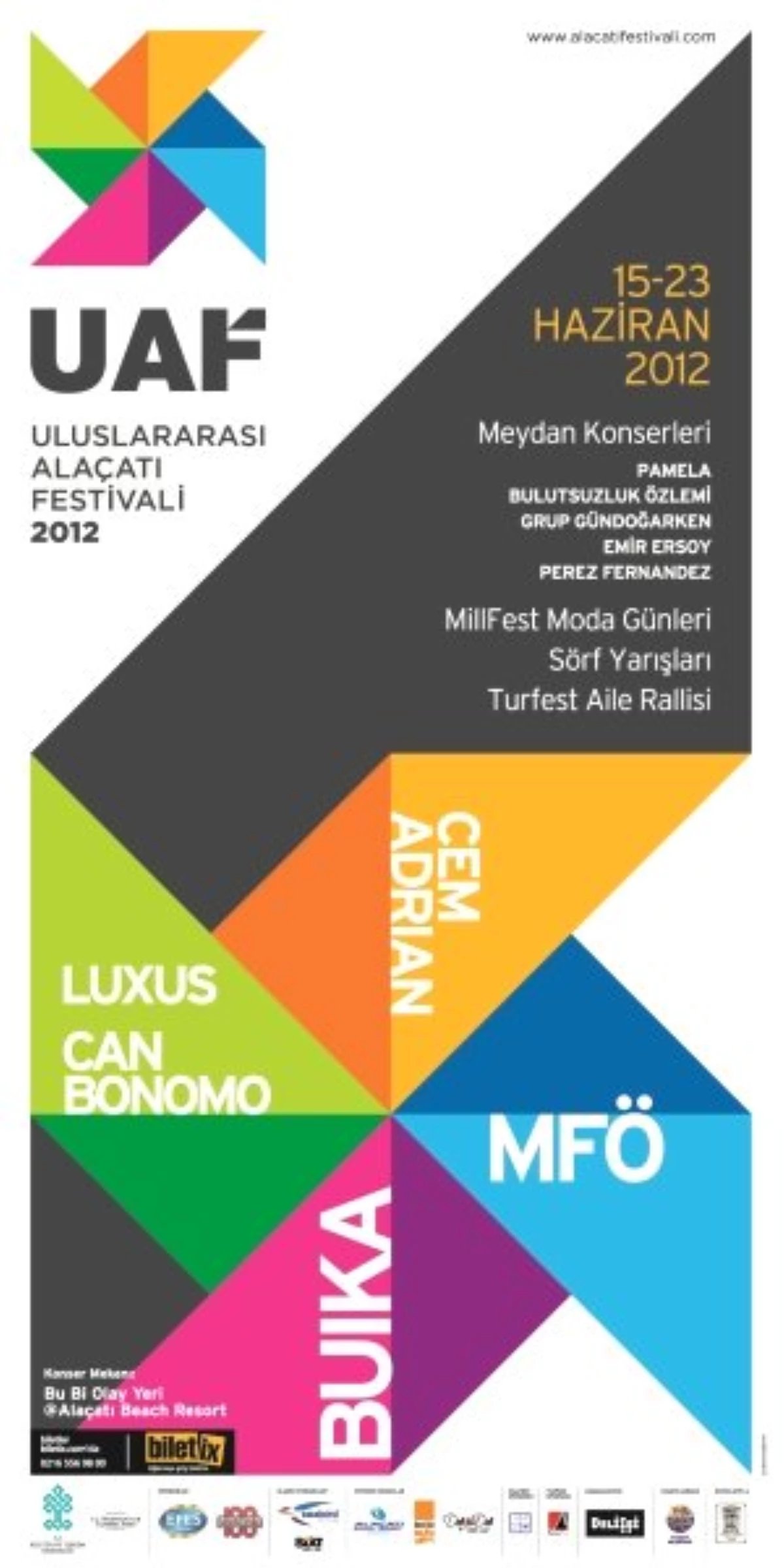 "Uluslararası Alaçatı Festivali 2012" MFÖ İle Sona Eriyor!
