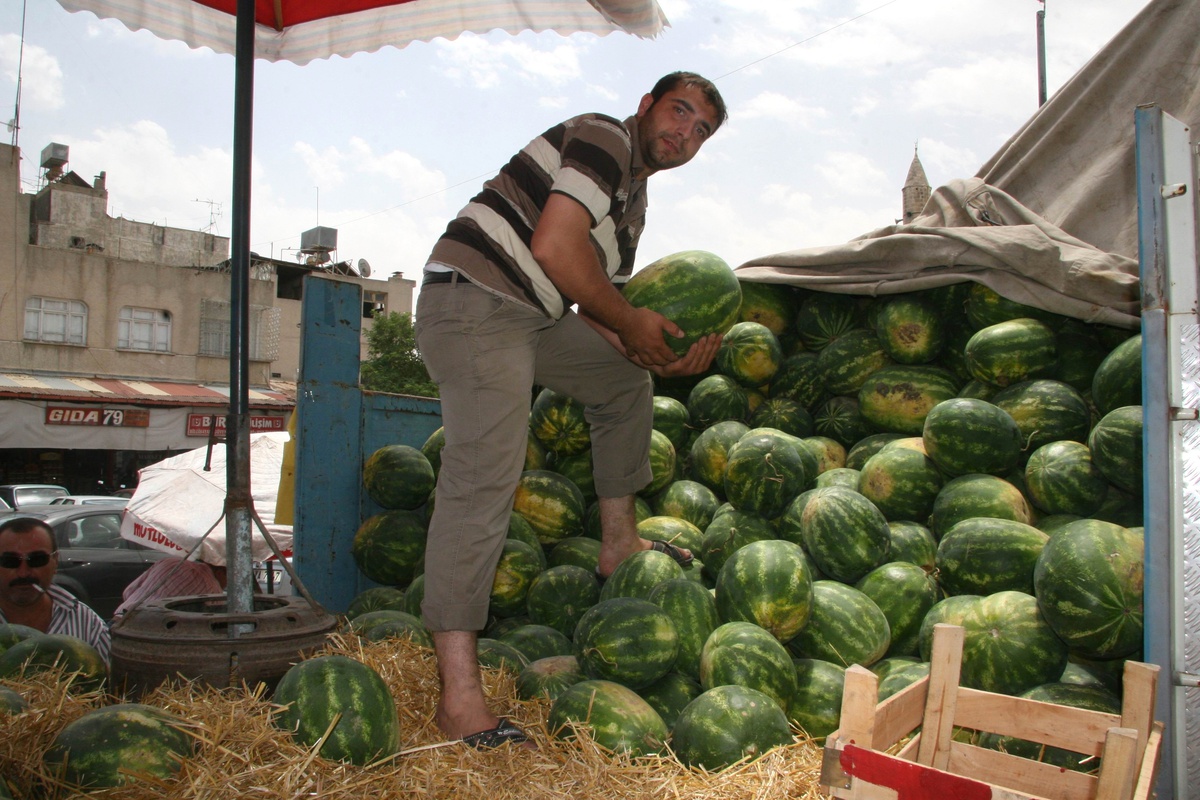 Adana Karpuzu Kilis\'te Yüzde 50 Ucuzladı