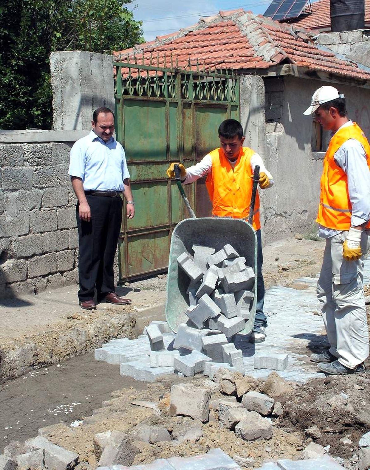 Alaca\'da Alt Yapı Çalışmaları