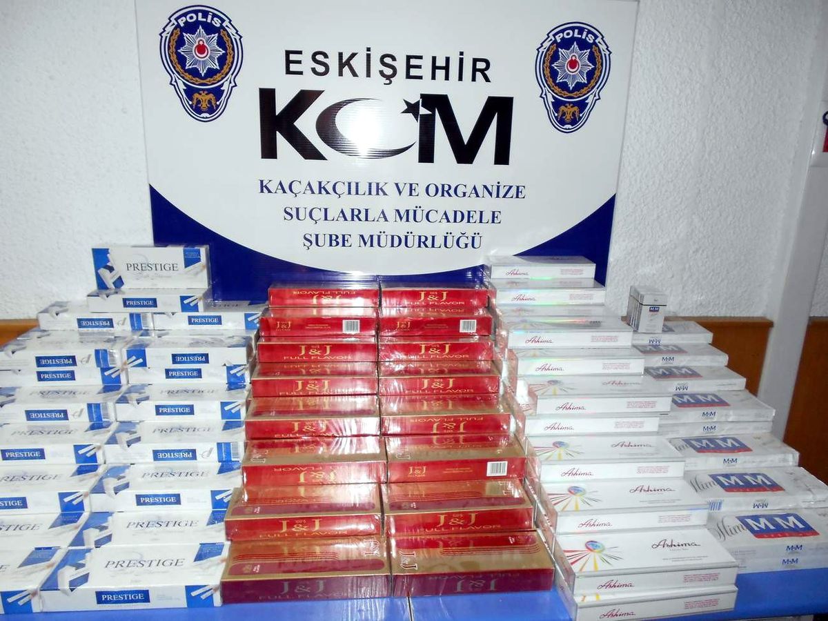 Eskişehir\'de Kaçak Sigara Operasyonu