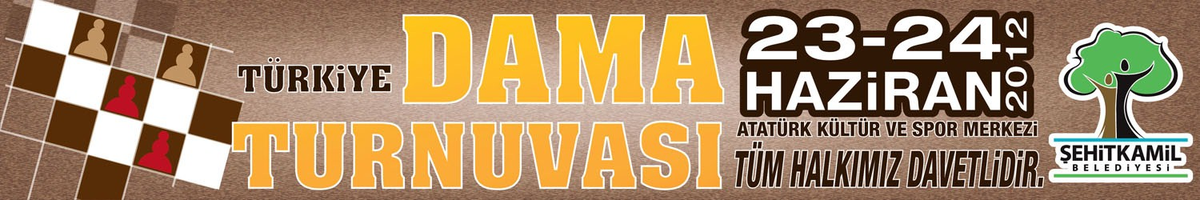 Şehitkamil Belediyesi Dama Turnuvasına Ev Sahipliği Yapacak