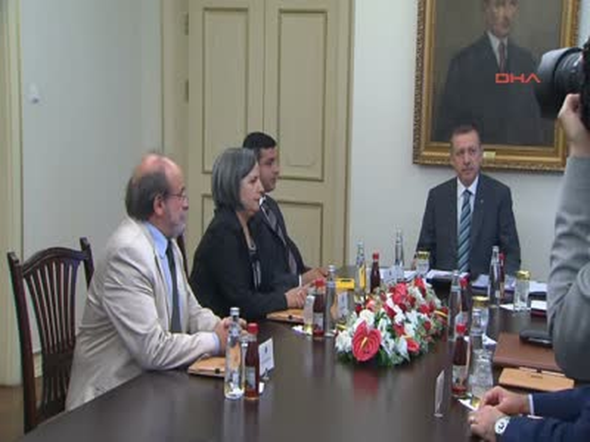 BDP Eş Genel Başkanları Selahattin Demirtaş ve Gülten Kışanak Başbakan Erdoğan ile Görüştü