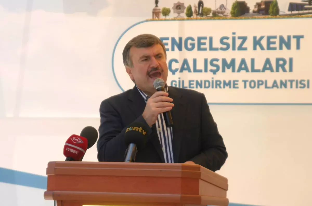 Konya Engelsiz Kent Çalışmalarında Model Olacak