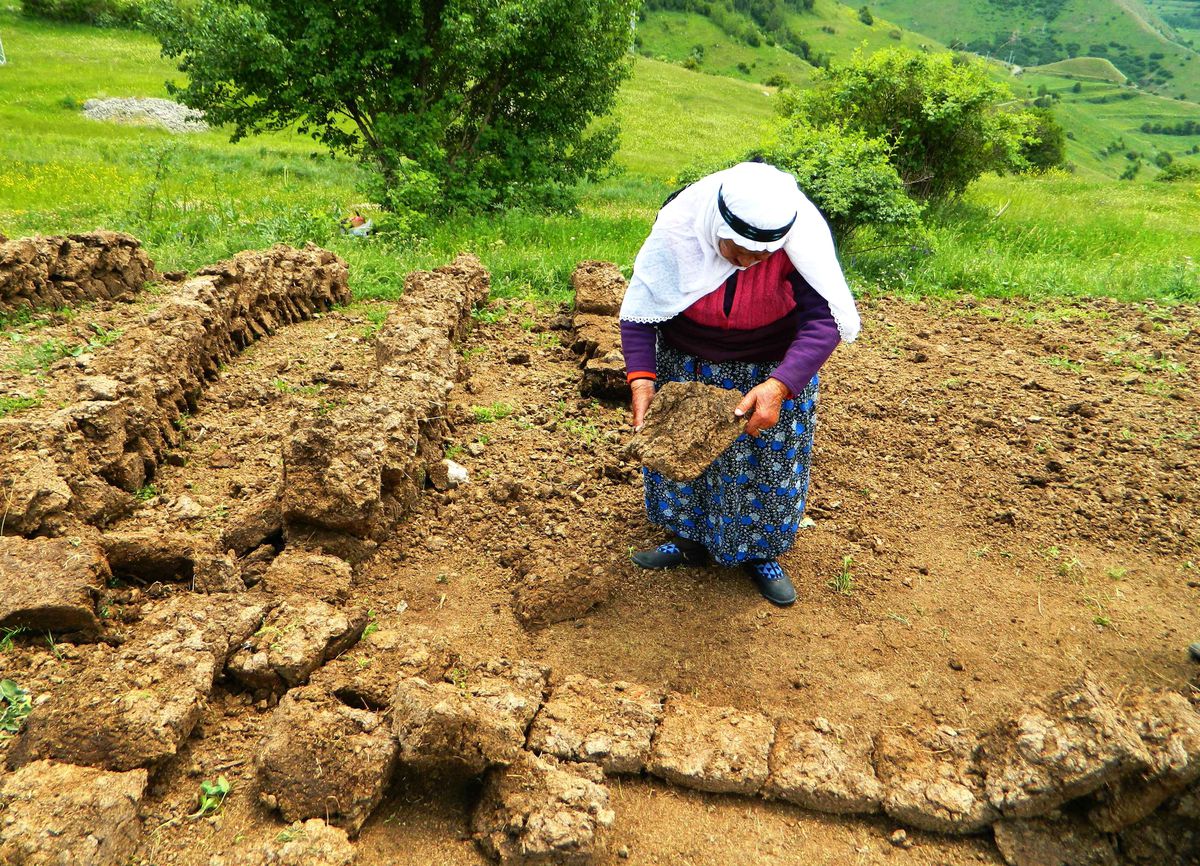 Asırlık Nine Gençlere Taş Çıkarıyor