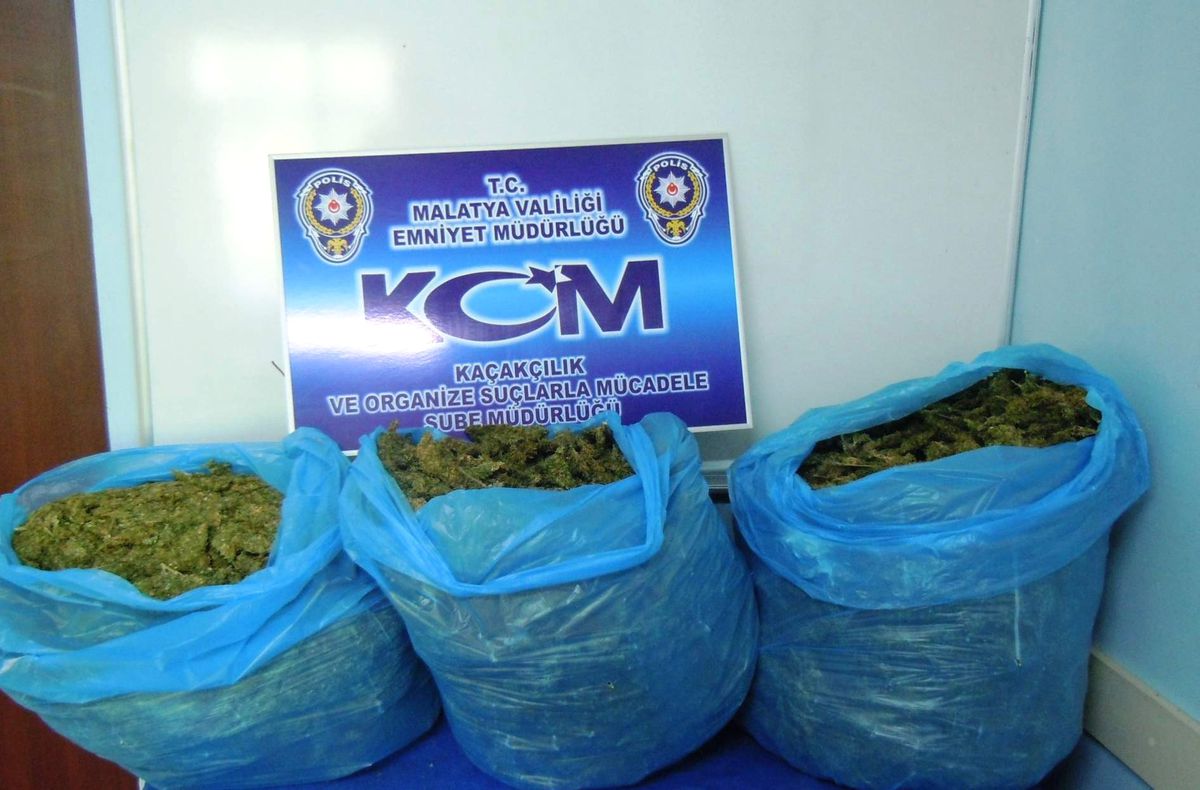 Malatya\'da 29 Kilo Esrar Ele Geçirildi