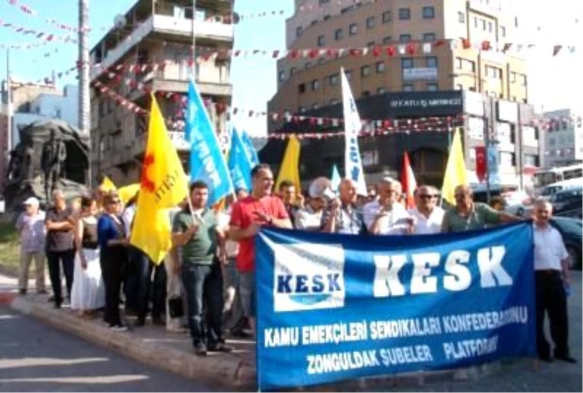 Zonguldak\'ta, Kesk Gözaltılarına Tepki
