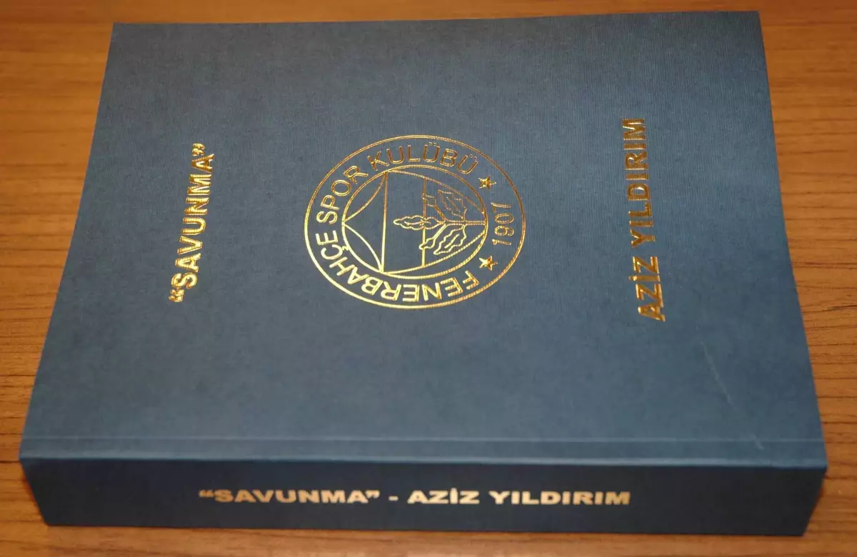 Aziz Yıldırım Savunmasını Kitap Halinde Sundu