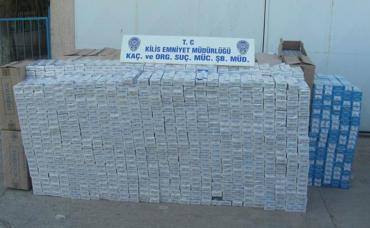 10 Bin 400 Paket Kaçak Sigara Ele Geçirildi
