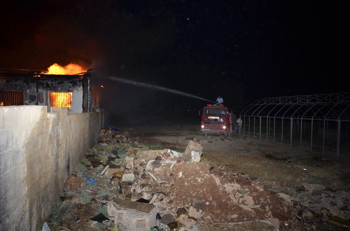 Eski Devlet Hastanesinde Korkutan Yangın