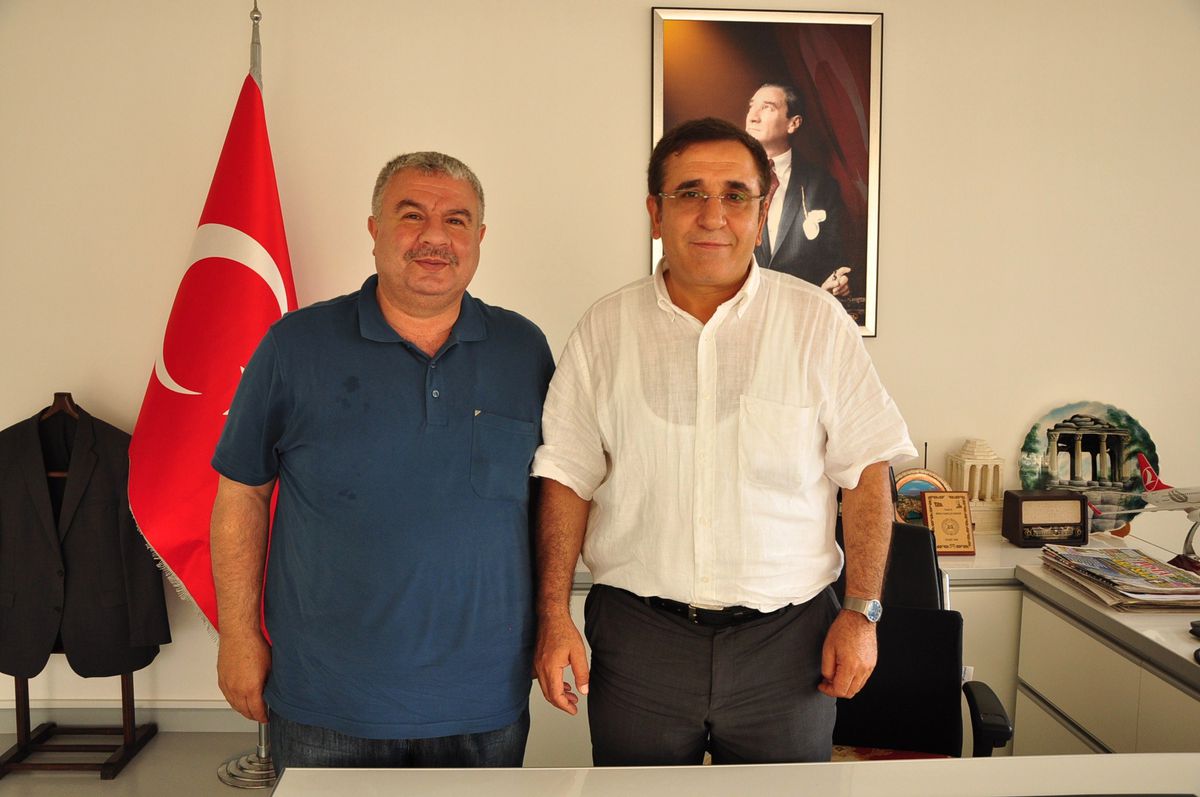 Gap Gazeteciler Birliği Genel Başkanı Milas Kaymakamını Ziyaret Etti