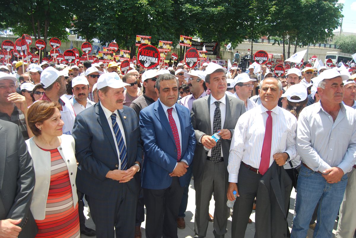 Kesk Gözaltıları Protesto Edildi