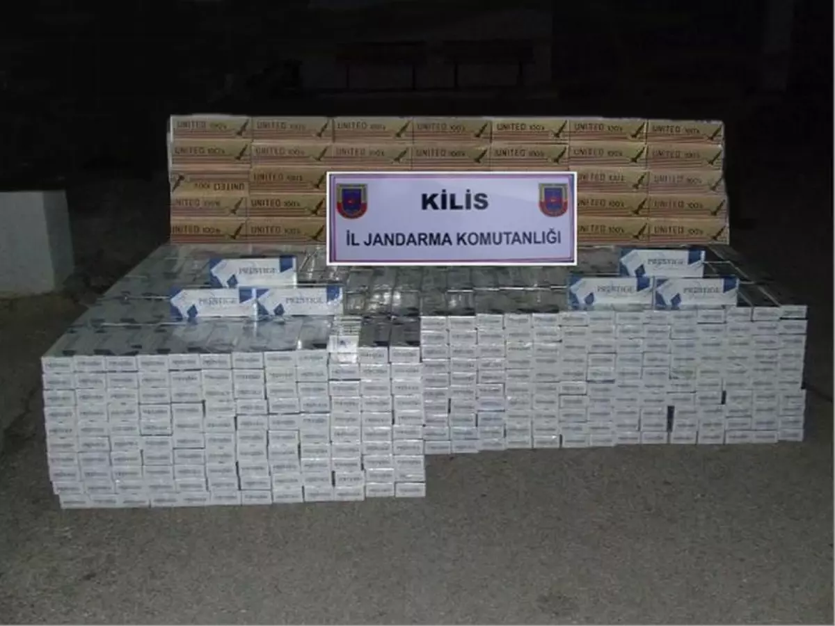 Kilis\'te 33 Bin 970 Paket Kaçak Sigara Ele Geçirildi