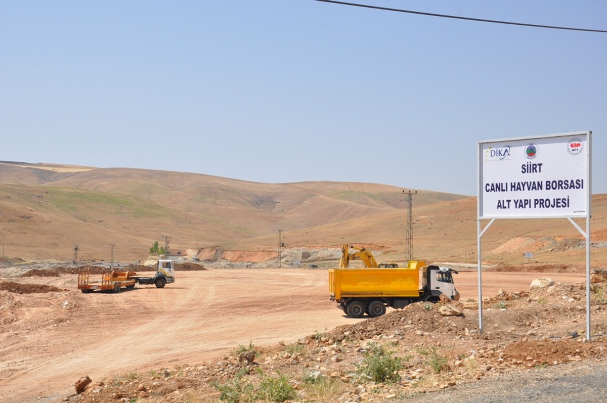 Belediyenin Canlı Hayvan Borsası Projesi Yapım Çalışması Devam Ediyor