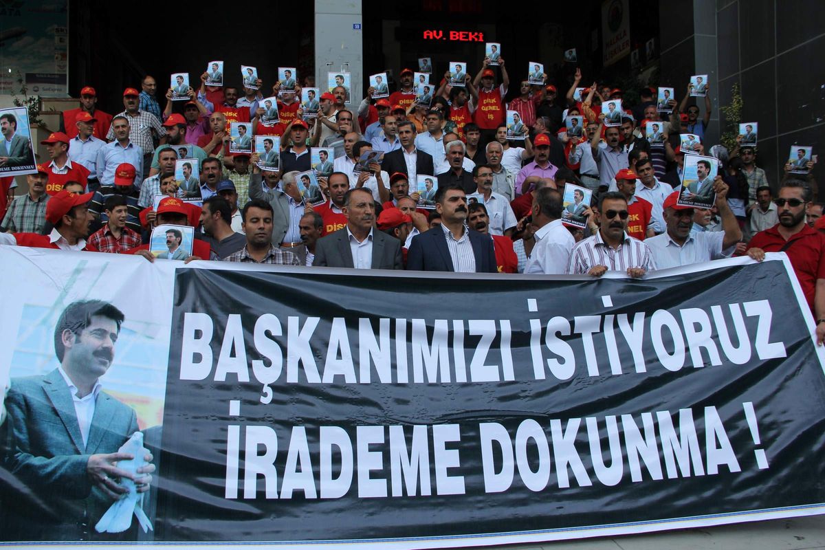 Disk\'li İşçiler Bekir Kaya İçin Yürüdü