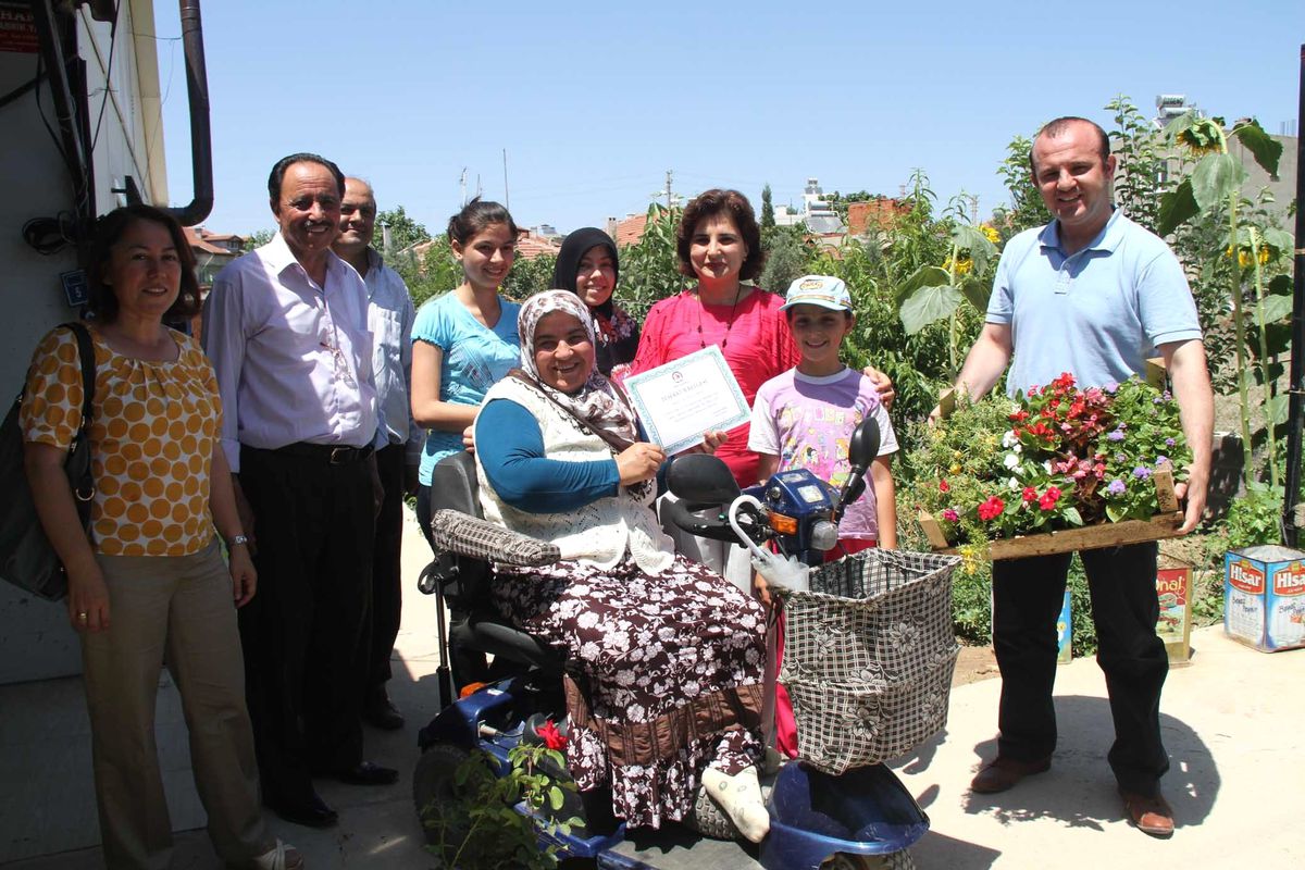 En Güzel Bahçe Yarışmasına Katılanlar Ödüllendirildi