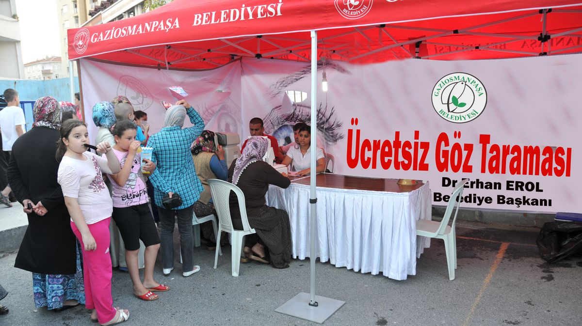 Gop\'ta Eğlenceli Göz Taraması